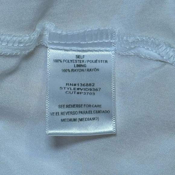 🌻 The Vintage Shop Yellow Tiered Ruffle Chiffon Floral Long Sleeve Mini size M - Picture 8 of 10